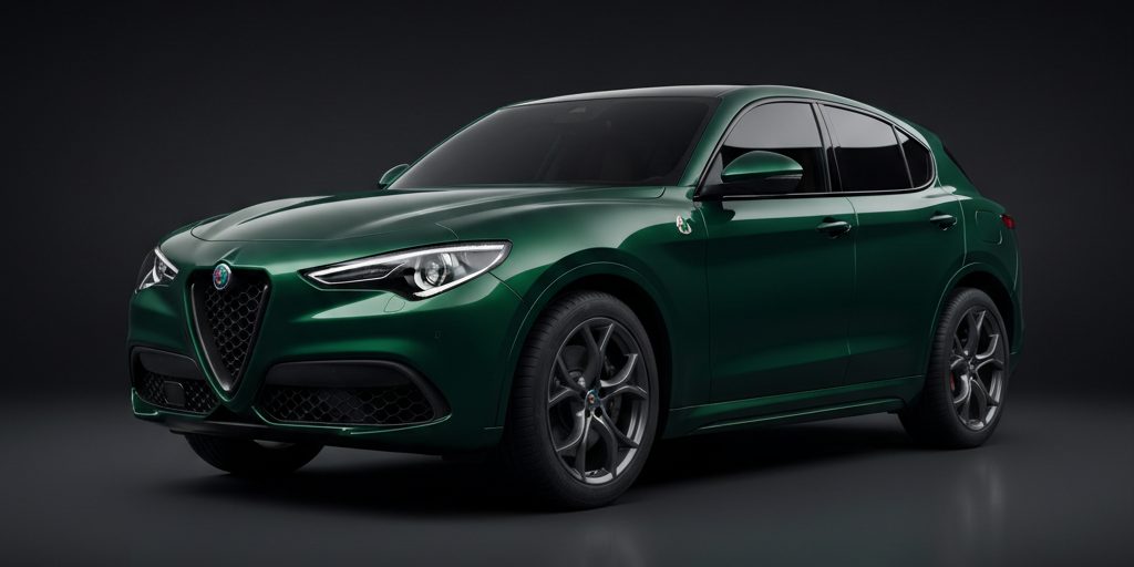 Alfa Romeo Stelvio Quadrifoglio — Montreal Green