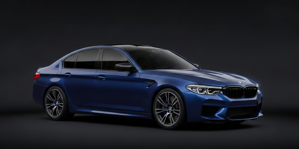 BMW M5 — Marina Bay Blue