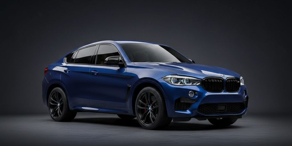 BMW X6 M — Marina Bay Blue