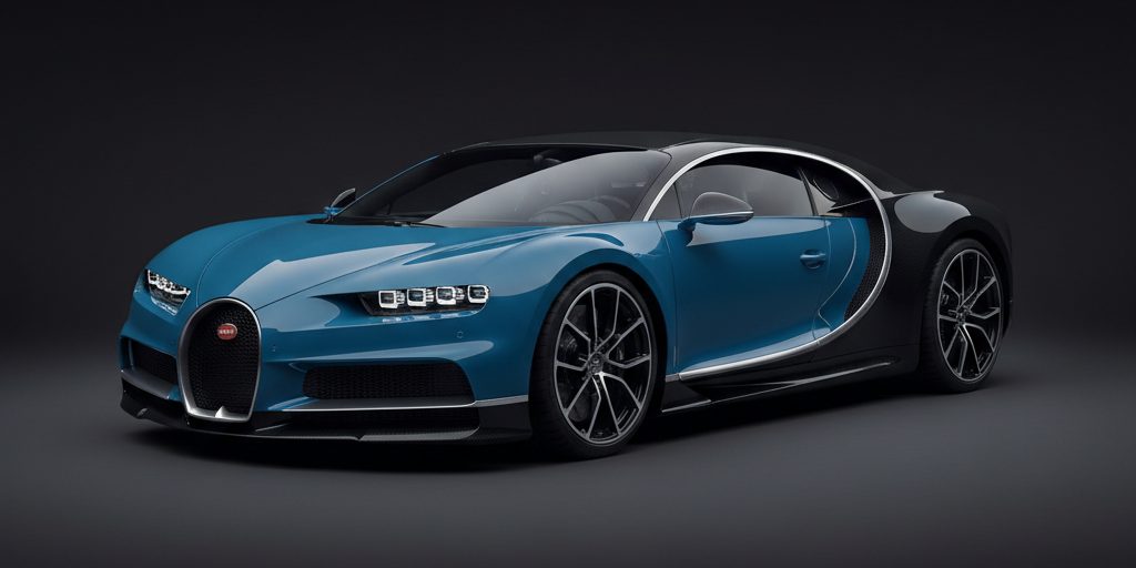 Bugatti Chiron — Atlantic Blue two-tone