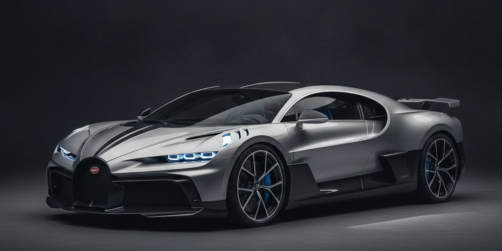 Bugatti Divo — Titanium Liquid Silver