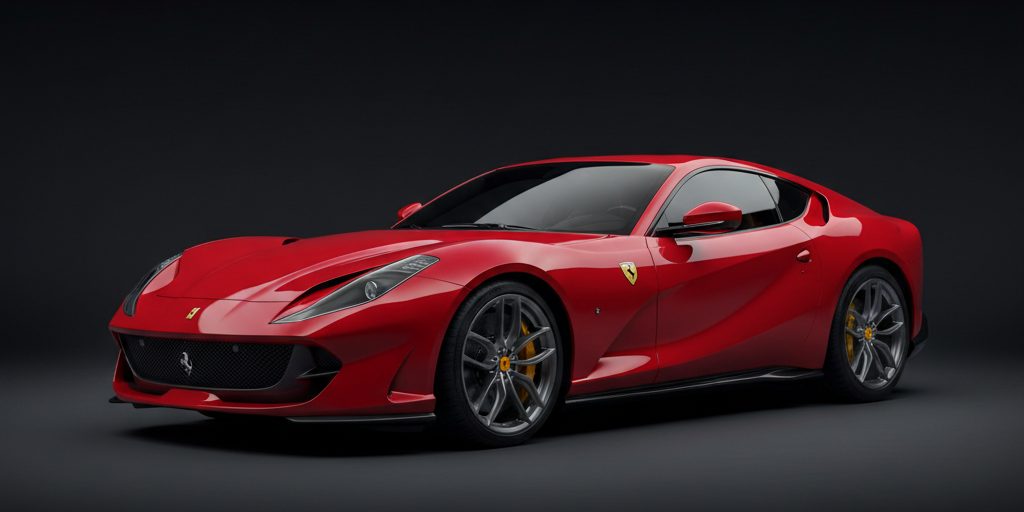 Ferrari 812 Superfast — Rosso Corsa red