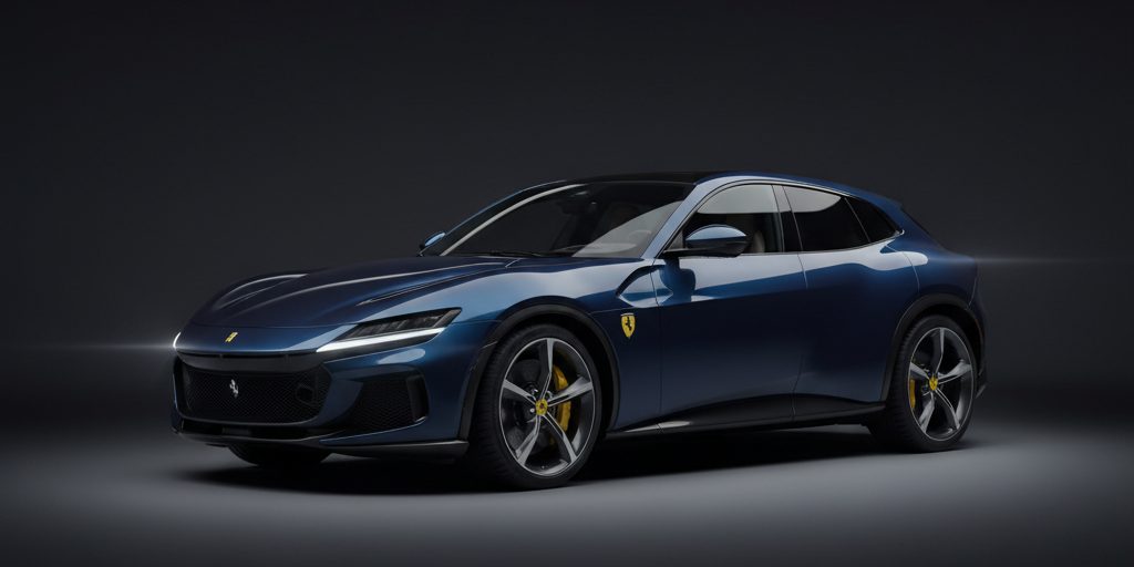 Ferrari Purosangue — Blu Tour de France