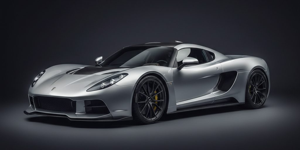 Hennessey Venom F5 — Liquid Silver