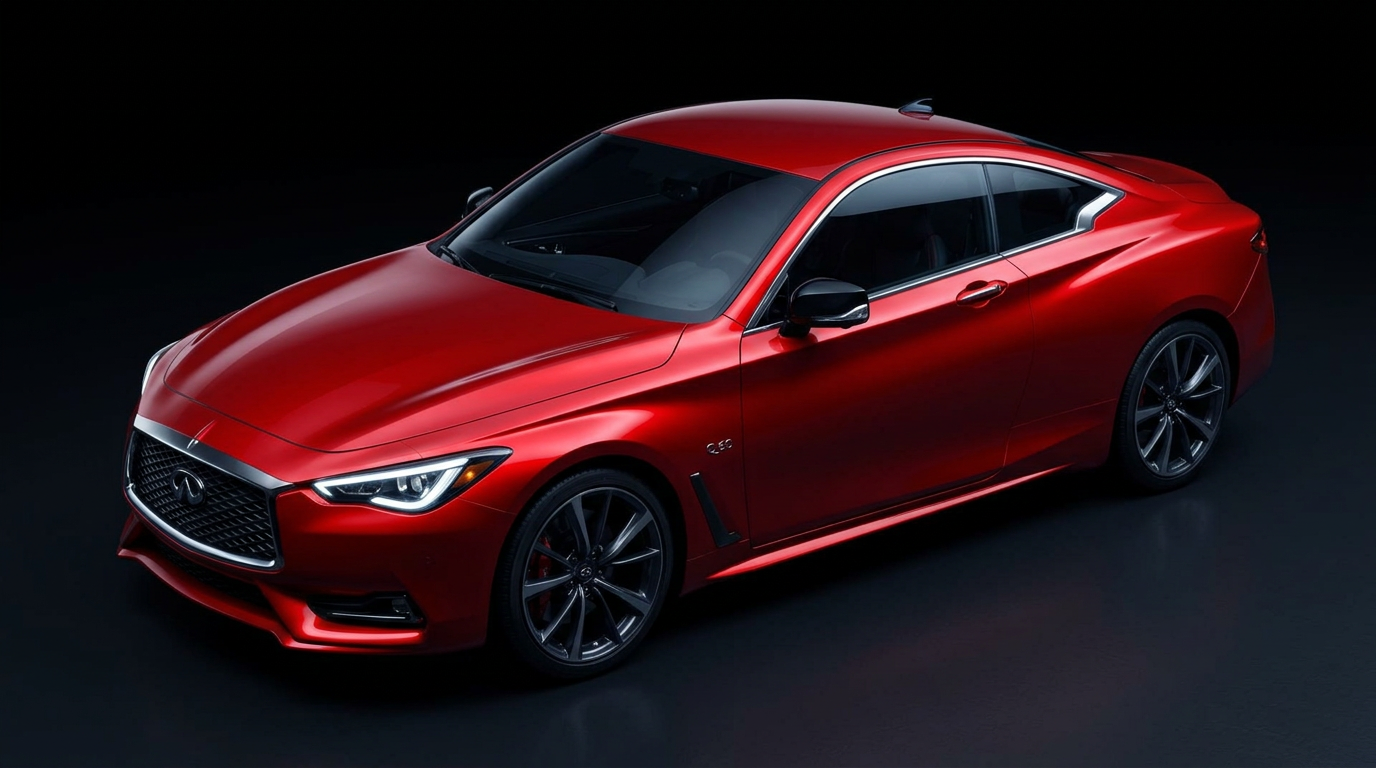 Infiniti Q60 — Dynamic Sunstone Red