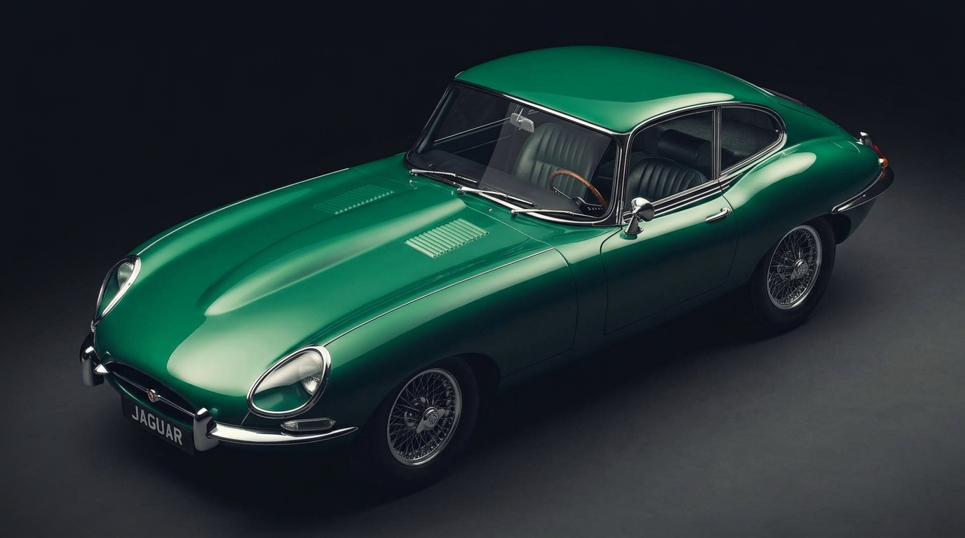 Jaguar E-Type — British Racing Green