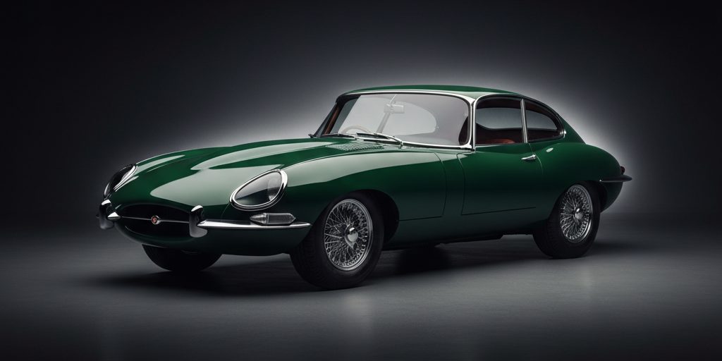 Jaguar E-Type — British Racing Green