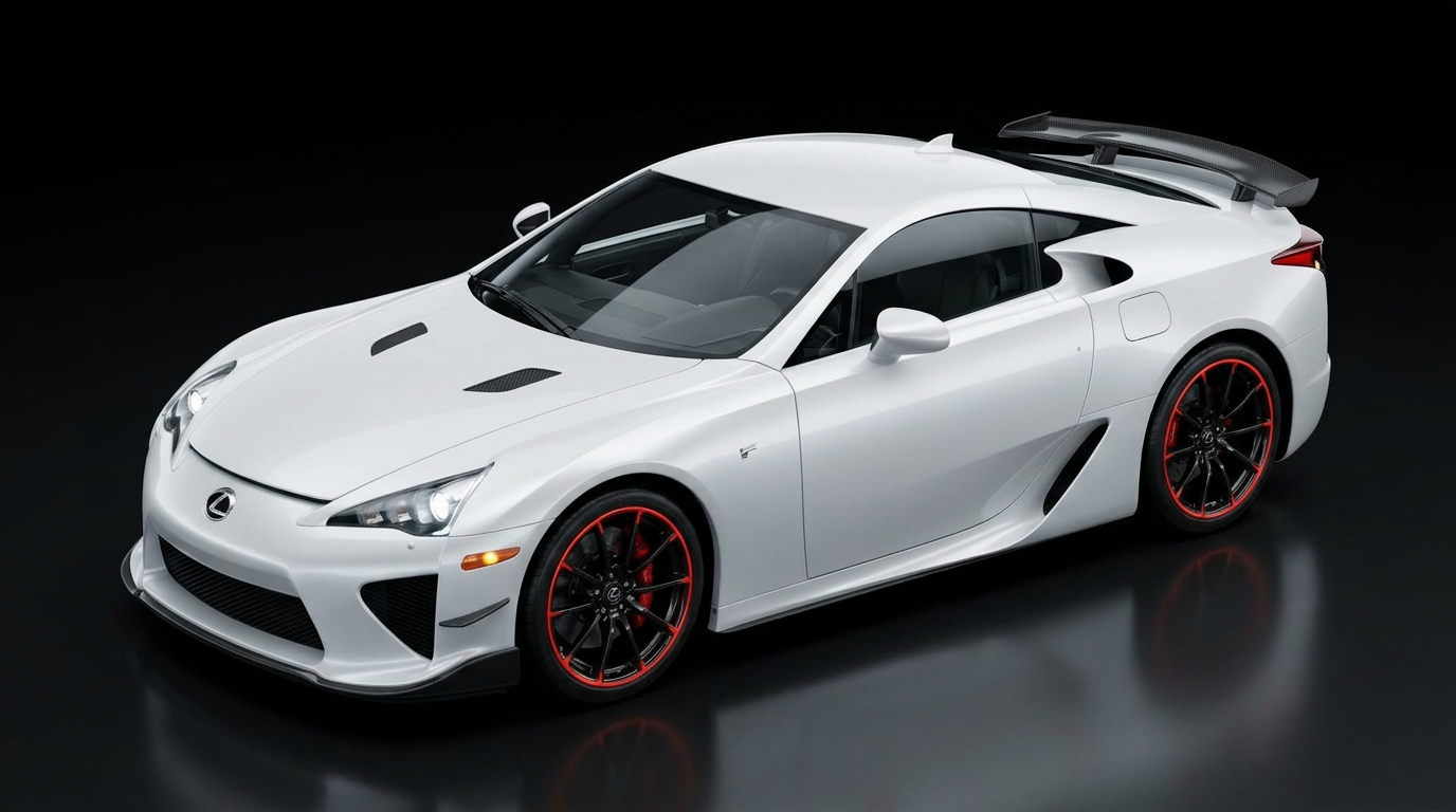 Lexus LFA — Pearl White