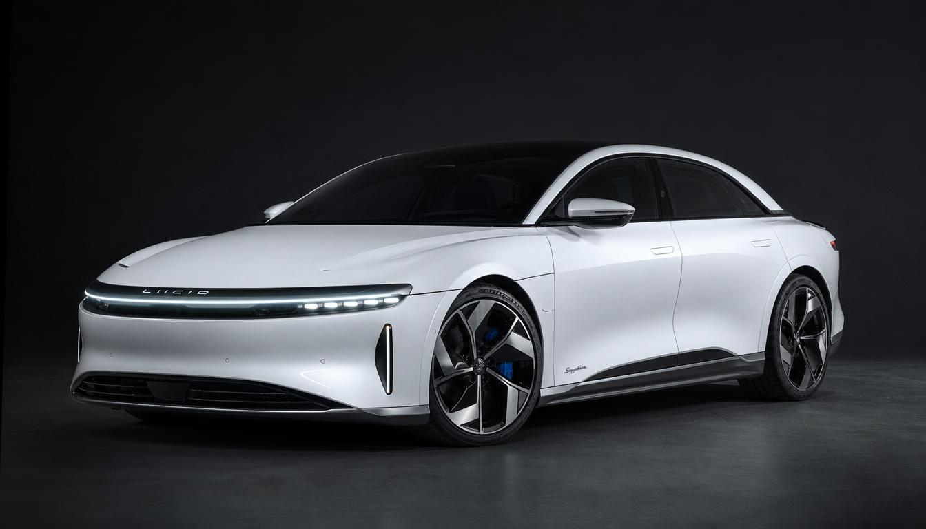 Lucid Air Sapphire — Stellar White