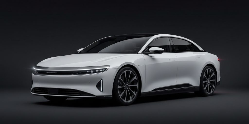 Lucid Air Sapphire — Stellar White