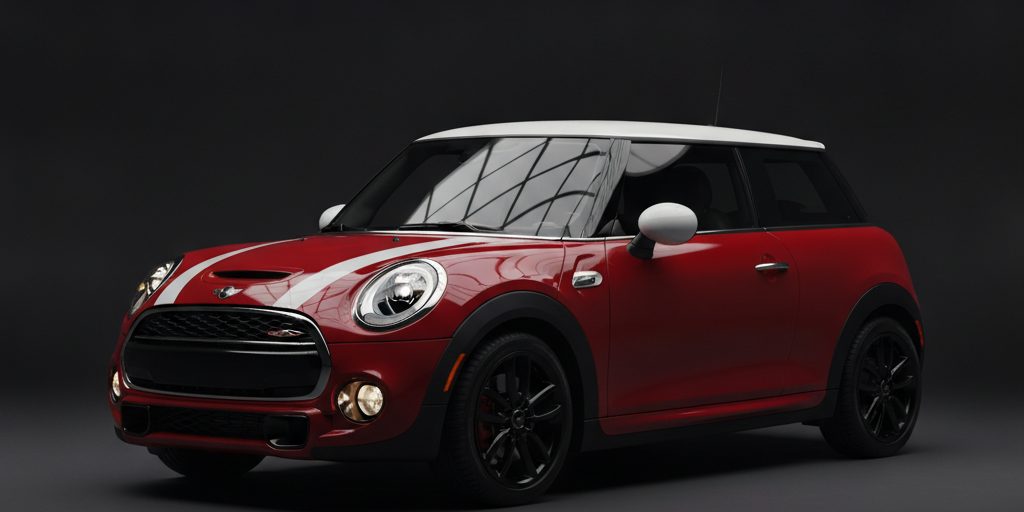 Mini Cooper S — Chili Red with white roof