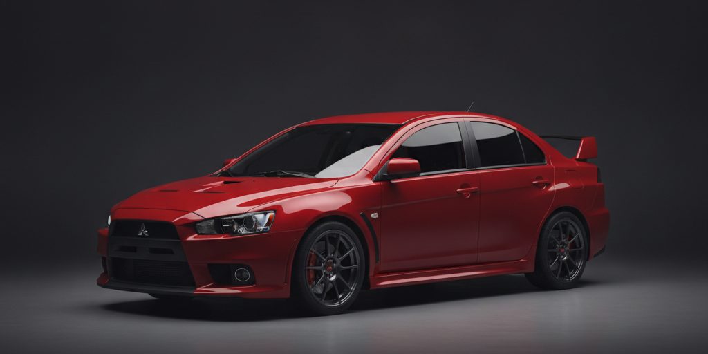 Mitsubishi Lancer Evolution — Rally Red