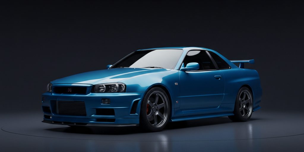 Nissan Skyline GT-R R34 — Bayside Blue