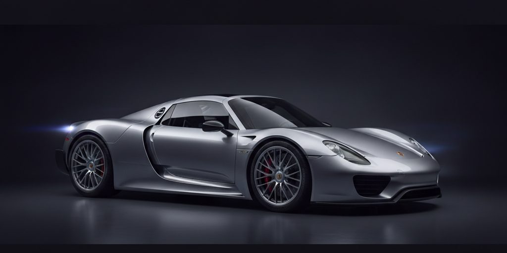 Porsche 918 Spyder — Liquid Metal Silver