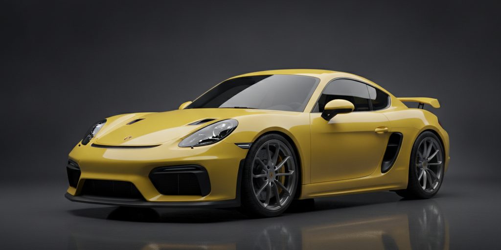 Porsche Cayman GT4 — Racing Yellow