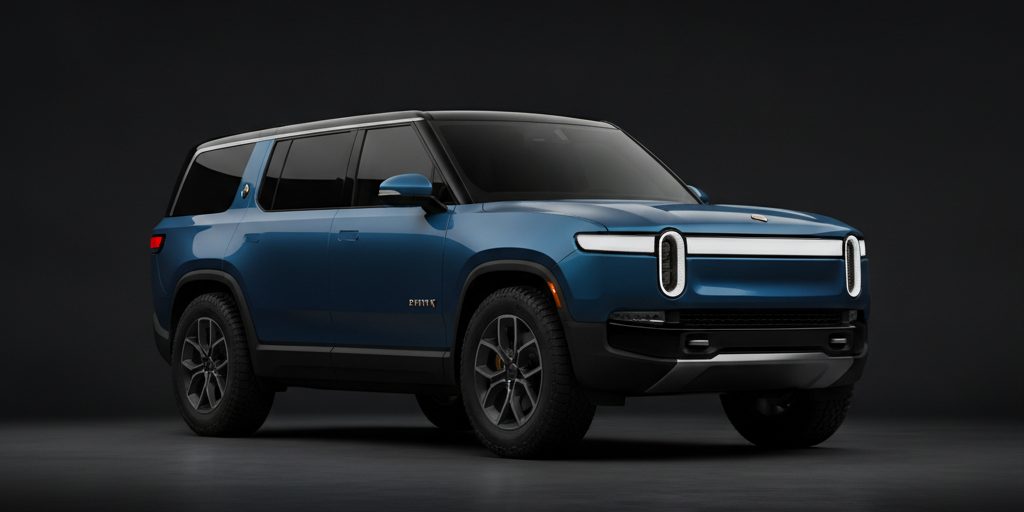 Rivian R1S — Rivian Blue
