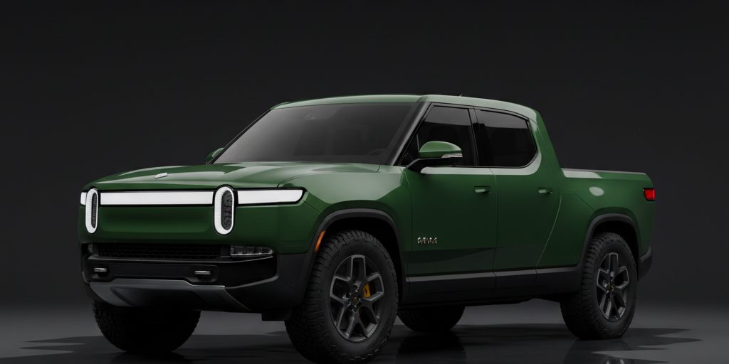 Rivian R1T — Forest Green