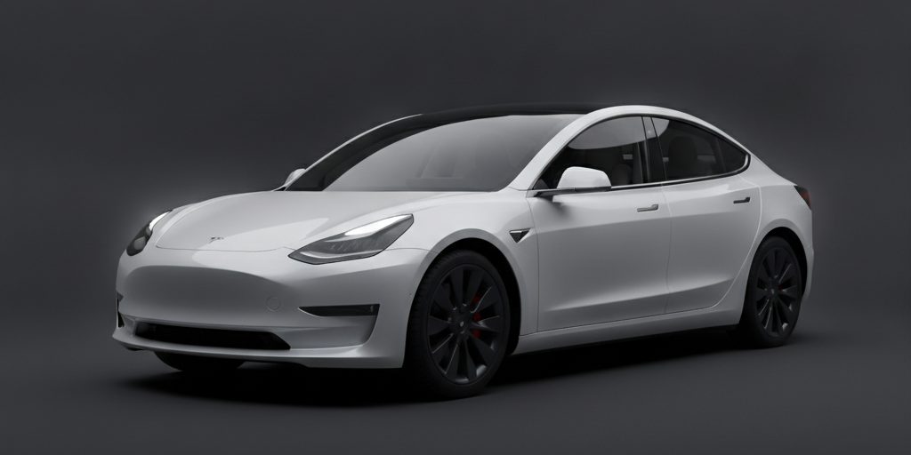 Tesla Model 3 — Pearl White