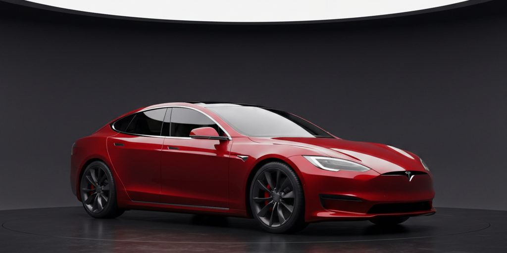 Tesla Model S Plaid — Ultra Red