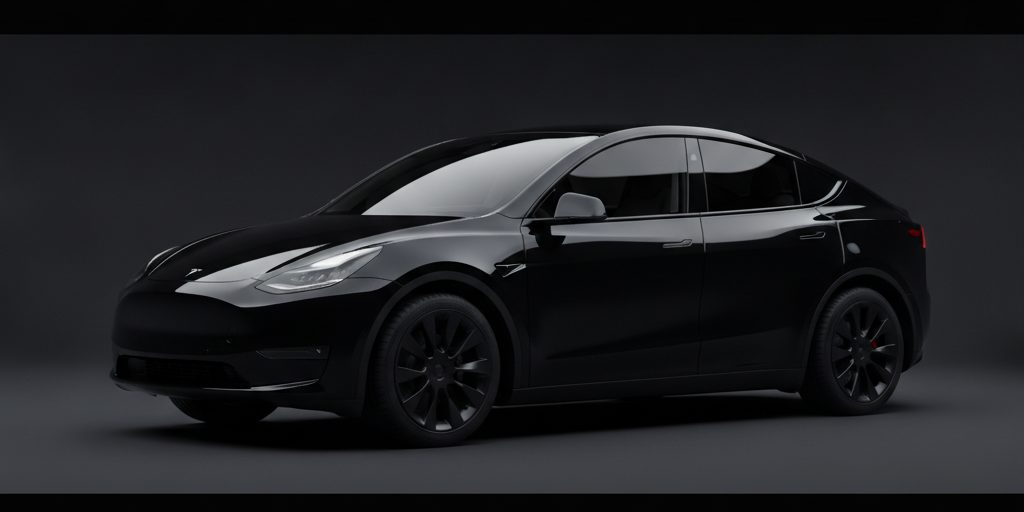 Tesla Model Y — Solid Black